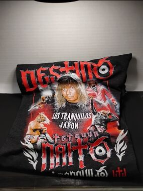 Los Tranquilos De Japon Graphic Tee - Black & Red